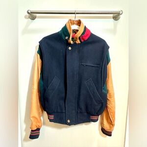 Hunting Horn Varsity Bomber Jacket Size Small